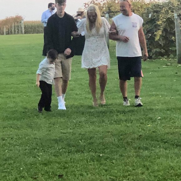 Lulu's Pearson White Lace Short Sleeve dress - Picture 3 of 6